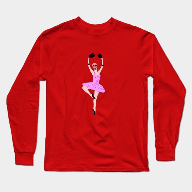 Ballerina Long Sleeve T-Shirt by norteco